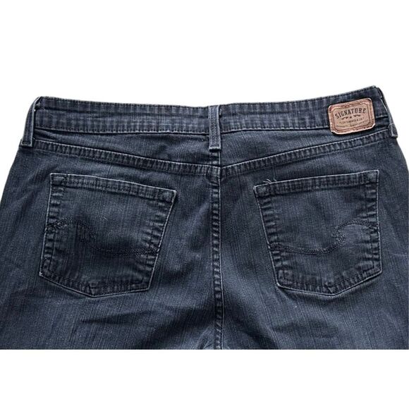 Signature Levi Strauss & Co. Women’s Black Mid-Rise Bootcut Jeans‎ Size Medium - Picture 4 of 7